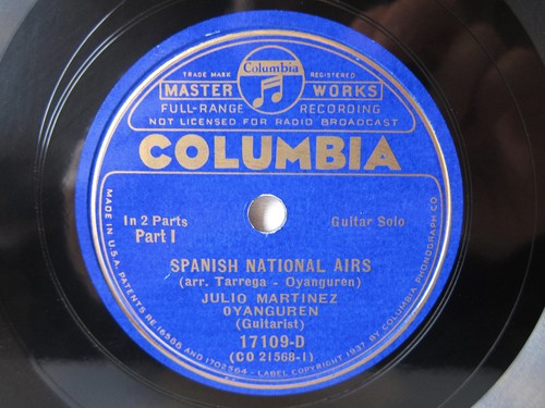 78rpm julio martinez oyanguren - 78rpm,