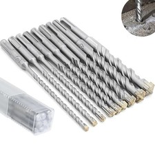  Punte per trapano sds plus a percussione SDS, 9 pezzi