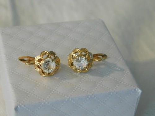 Orecchini vintage leva in - a,