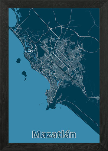 Mazatlán city map - mazatlán,