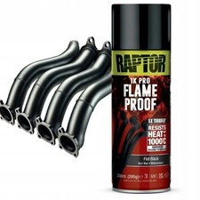 Raptor Vernice termoresistente per marmitte Nero Vernice ignifuga 1000 °C 338ml