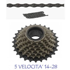 Ruota libera pignone + Catena