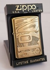Zippo Lighter Harley Davidson Vintage 1993 Barrett Smythe Brass Rare.