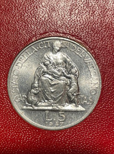 Moneta VATICANO 5 Lire 1947