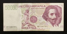 50000 LIRE BERNINI 2° TIPO