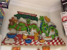 Espositore Da Negozio  Vetrofonia Turtles Vintage Anni 90 Cuochi Cucina Grande