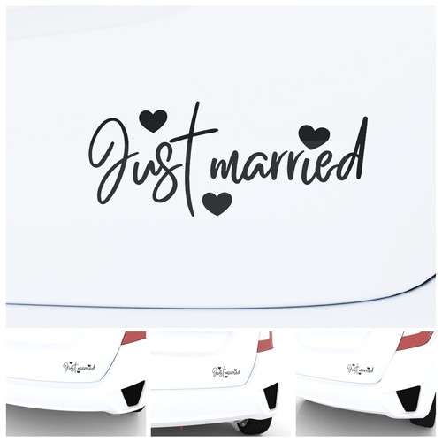 Adesivo just married - adesivo,