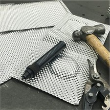 Pannello termico in alluminio goffrato parafiamma in due misure