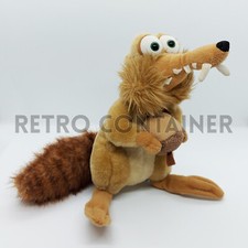 L'ERA GLACIALE Ice Age Fox - Vintage Peluche SCRAT Plush Squirrel 
