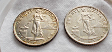 2 Monete Argento Filippine 20