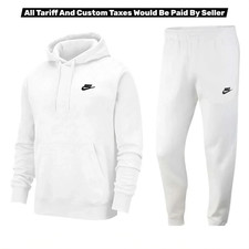 Nike Tech Fleece tuta uomo set felpa con cappuccio zip intera pantaloni jogger tuta felpa
