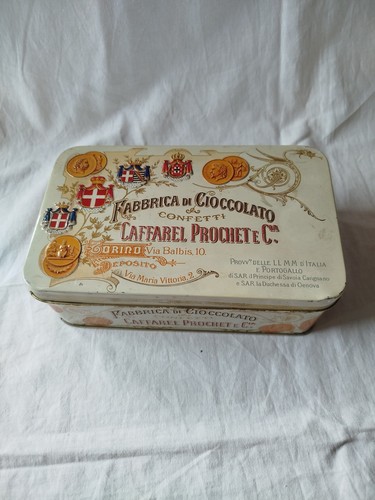Scatola latta caffarel - di,