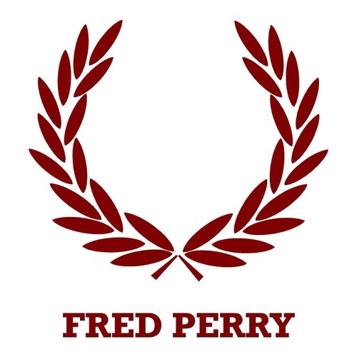 Adesivo fred perry - alloro, mod