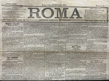ROMA 15 Febbraio 1887 V766