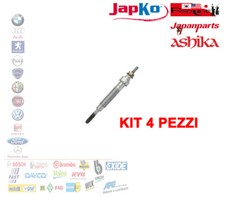 KIT 4 PEZZI CANDELETTE MITSUBISHI L 200 300 PAJERO HYUNDAI GALLOPER H100 2.5 TD