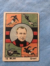 figurina Calciatori vav 1950/51 New #Green N 15 Milan