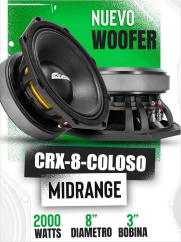Crx coloso altoparlante - coloso, |