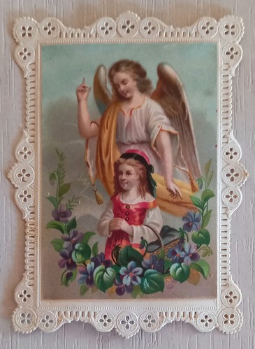 Raro santino merlettato - santino,