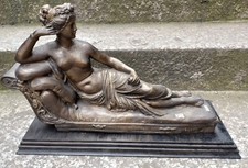 Statua, Bronzo, Antica, Paolina Borghese, (amata sorella di Napoleone). 
