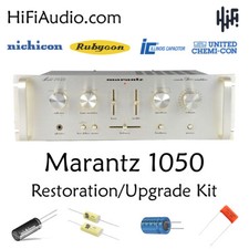 Marantz 1050 ricostruzione restauro recap upgrade kit riparazione filtro condensatore
