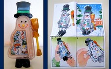 *KINDER MAXI NATALE 2001 ITALIA - MINI FLIPPER + CARTINA