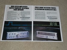 Kenwood 1977 Pubblicità 2 pagine, Amplificatore KA-907, Sintonizzatore KT-917, Articoli, Info