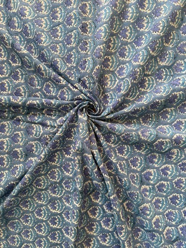 Tessuto cotone stampa blocco - , a