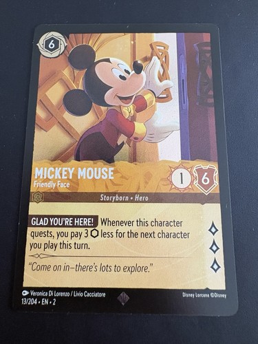 Carte lorcana disney chapitre - lorcana,