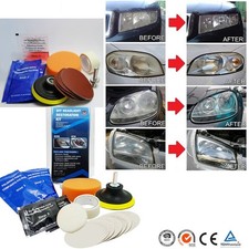 KIT RIPARAZIONE RINNOVA FARI FANALI ELIMINA INGIALLIMENTO AUTO MOTO