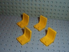 4 x Siege LEGO TRAIN Yellow