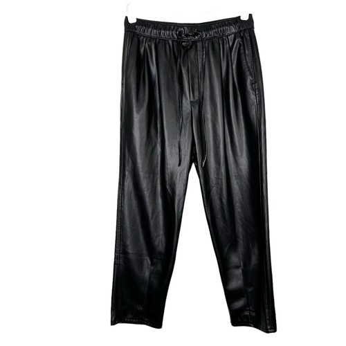 Zara pantalone ecopelle donna - pantalone,