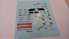 DEC280 TameoKits decals per TMK437 Ferrari 312 T2 Villeneuve Reutemann 1977 1/43