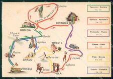 Trieste Città Cartina FG cartolina RT5095
