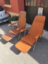 SEDIE VINTAGE SDRAIO SIMIL PELLE MODERNARIATO MAULE MARGA ANNI '70 MADE ITALY ?