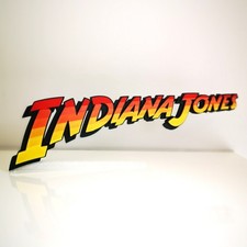 Indiana Jones logo 3D / espositore da scaffale / magnete da frigorifero - flipper da collezione