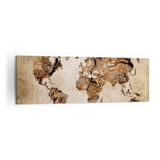 Quadro tela 160x50cm mappa - quadro, su