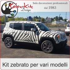 kit adesivo zebrato per auto