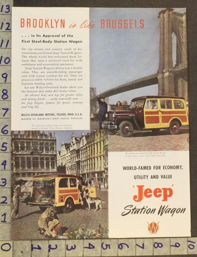 1948 auto jeep station wagon - auto,