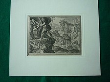 INCISIONE SU LEGNO  " Strage degli innocenti " Germania  sec. XVII