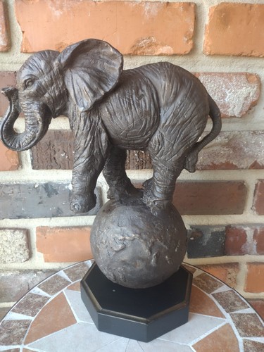 Elefante africano globo - elefante, su