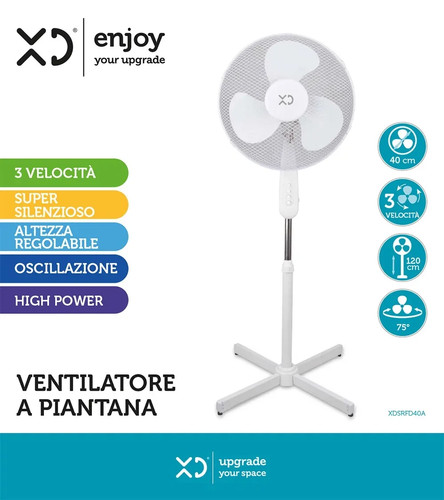 Ventilatore piantana 50w - a,