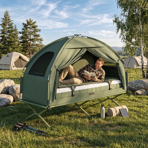 Tenda campeggio pieghevole - campeggio,