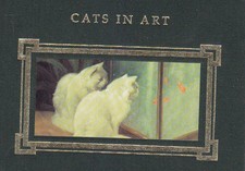 CATS IN ART compiled bi Caroline Bugler 1994 STUDIO libro illustrato gatti