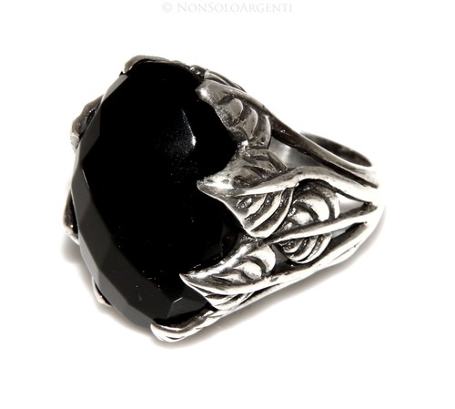 Anello massiccio vero argento - vero,