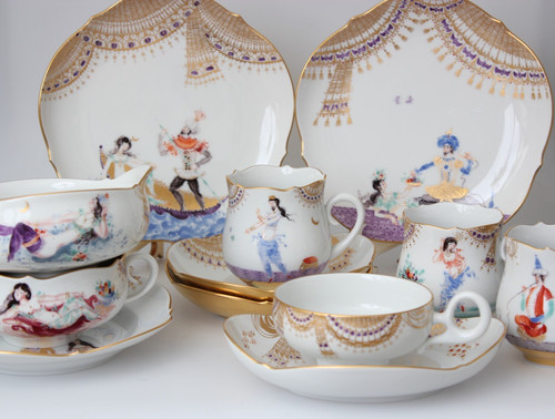 Tazza ciotola piatto meissen - tazza/ciotola/piatto,