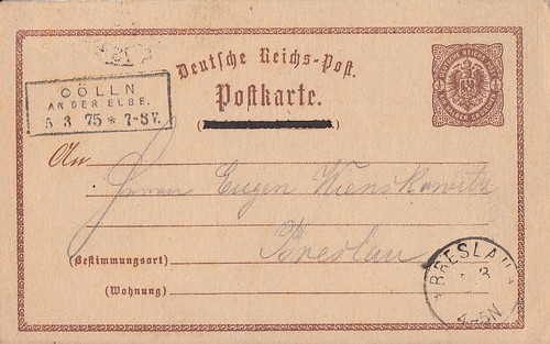 Intero postale cölln an - intero, r3