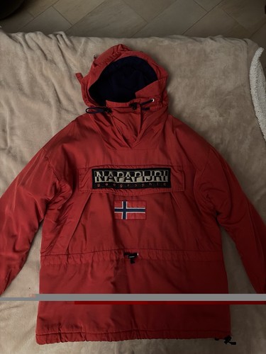 Napapijri anorak uomo rosso - napapijri,
