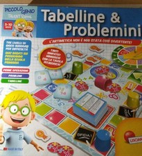 Talent School Tabelline Problemini Gioco imparare matematica Lisciani dislessia