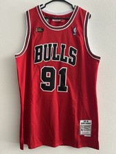 Canotta NBA Dennis Rodman Chicago Bulls 1997/1998 Taglia XXL.