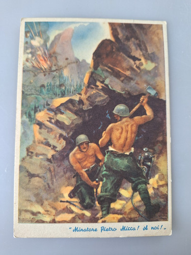 Cartolina militare regg - cartolina,